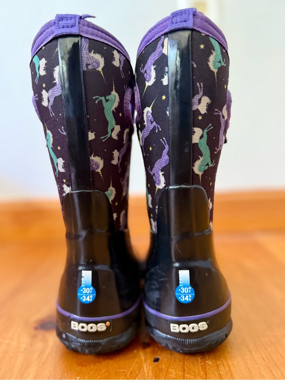 Bogs Classic Kids' Insulated Winter Rainboots | Size 13 - Picture 6 of 10